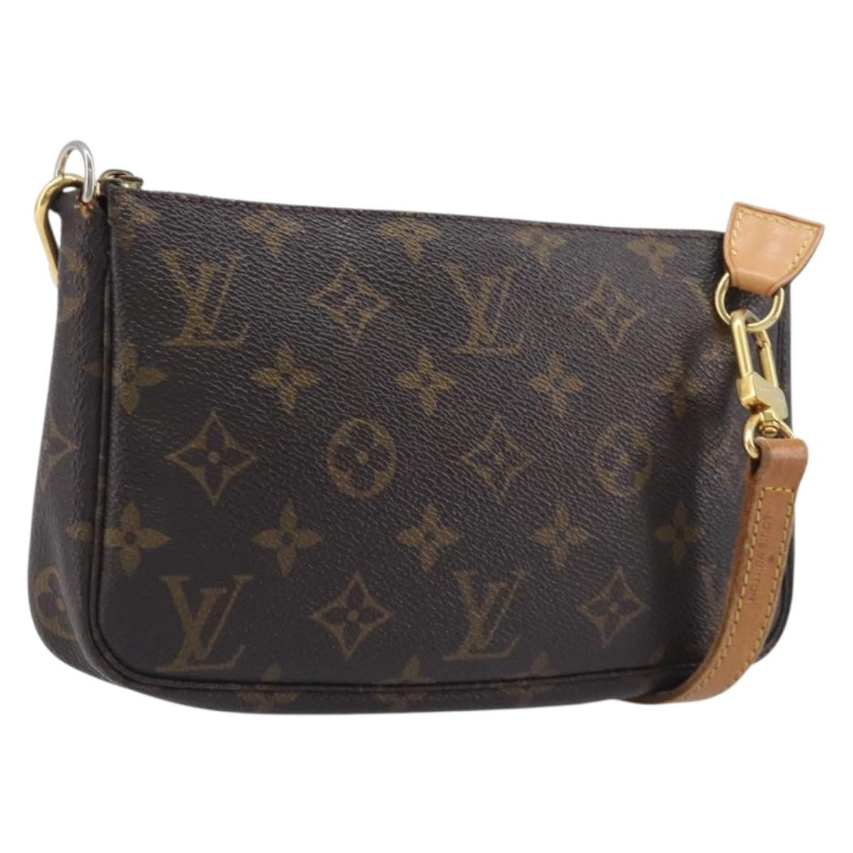 Louis Vuitton Pochette Accessoires Nm Monogram Canvas Brown Canvas Clutche & Pouche Bag (Pre-Owned)