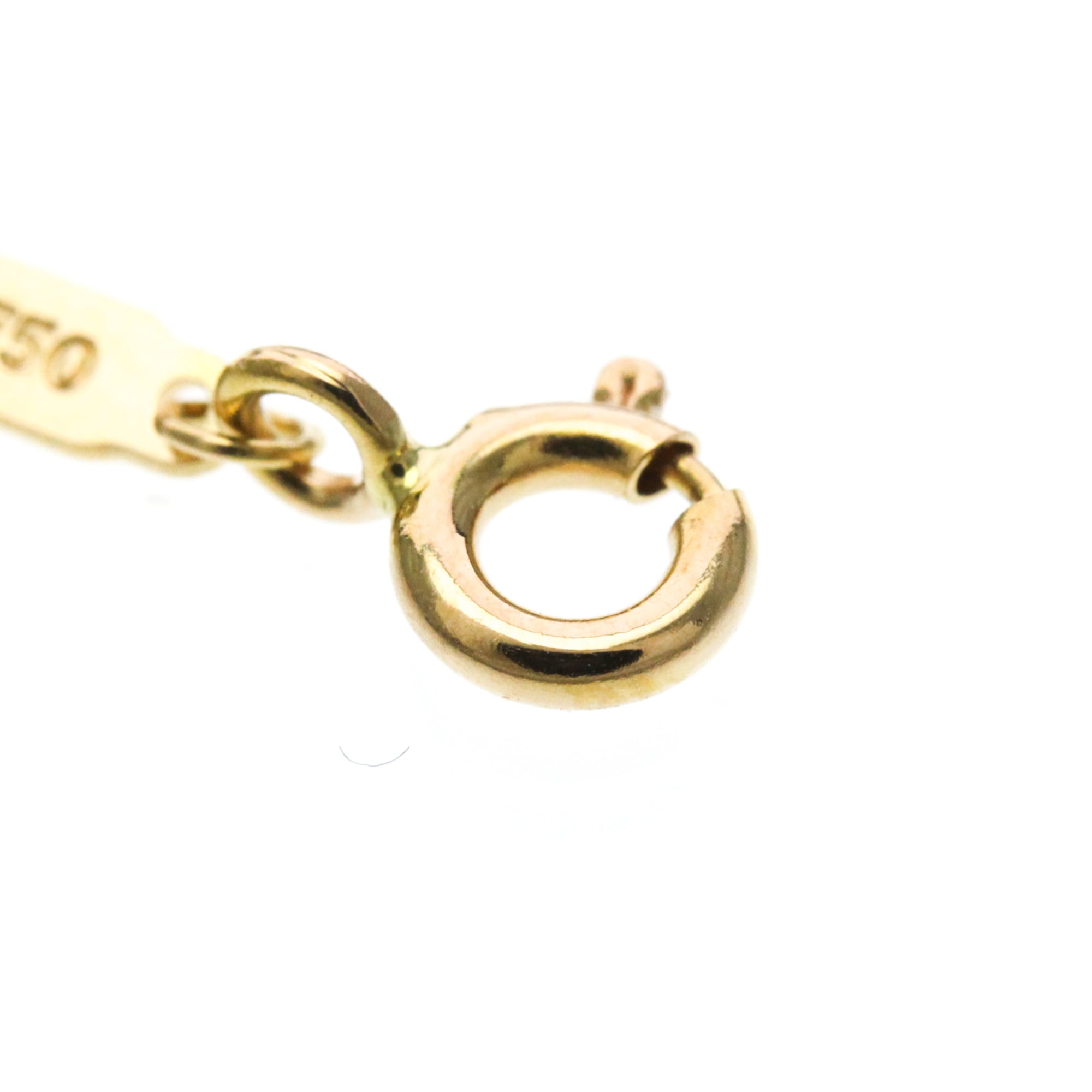 Tiffany & Co. T Smile Pendant 18K Rose Gold Pink Pink_Gold Necklace Jewelry (Pre-Owned)