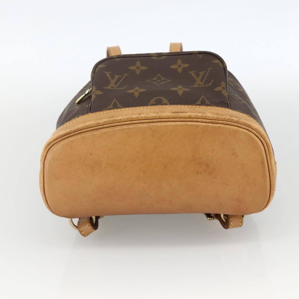Louis Vuitton Vintage Montsouris Monogram Canvas Brown Canvas Backpack Bag (Pre-Owned)