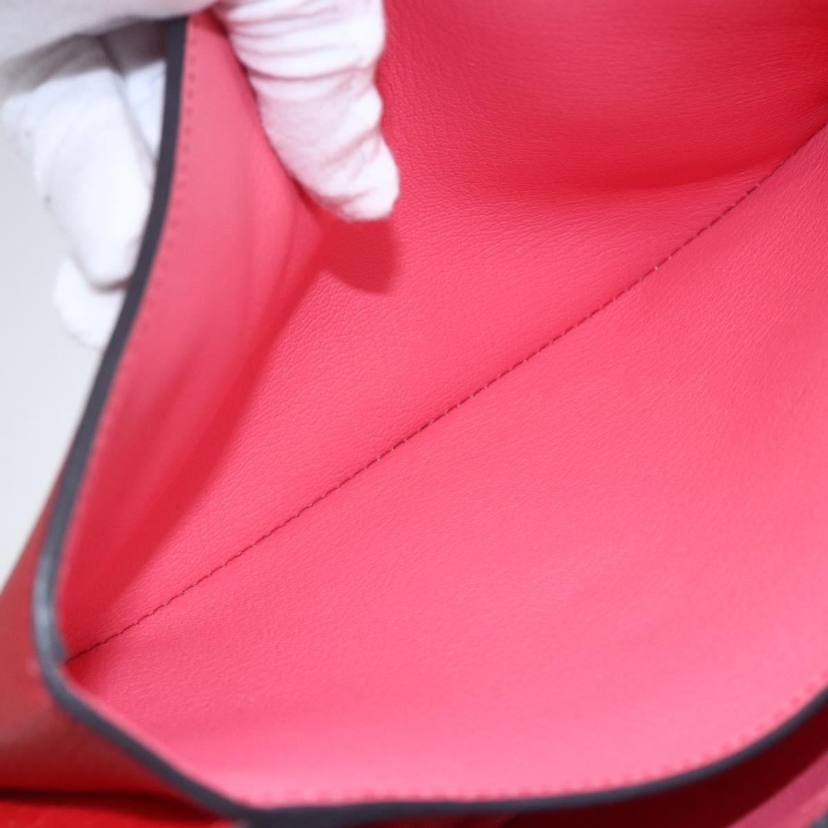 Hermes Opli Novillo Red Leather Shoulder Bag Bag (Pre-Owned)