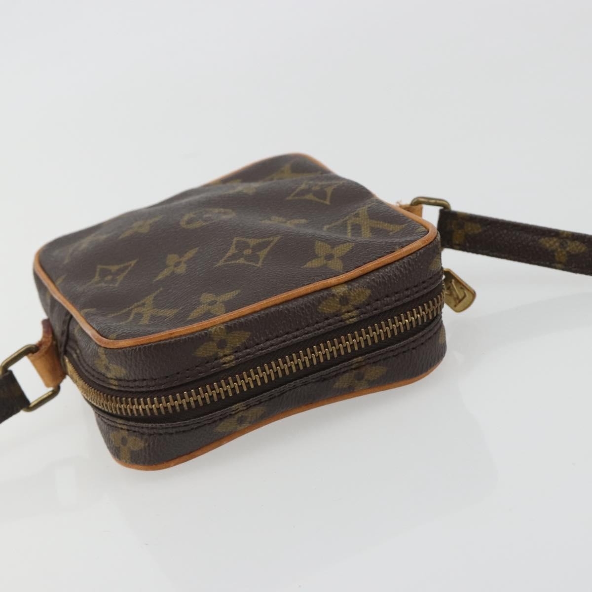 Louis Vuitton Danube Limited Edition Comic Trunk Printed Monogram Eclipse Canvas Brown Canvas Shoulder Bag Bag (Pre-Owned)
