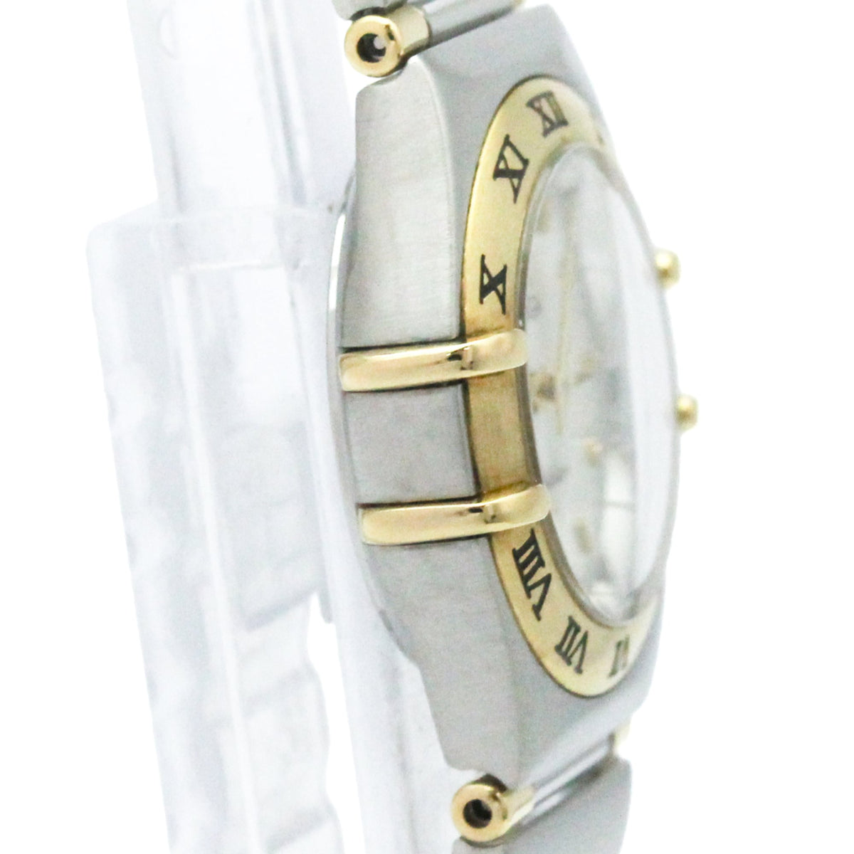 Omega Constellation Quartz Stainless Steel And Yellow Gold Watch (Pre-Owned)