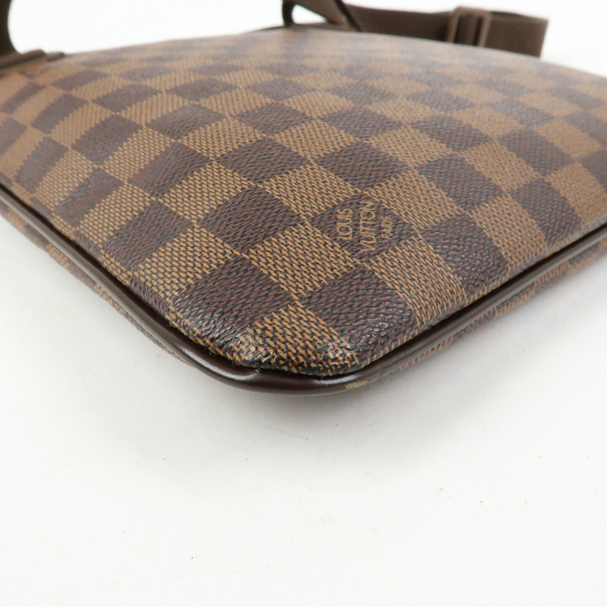Louis Vuitton Brooklyn Pochette Plate Damier Brown Canvas Clutche & Pouche Bag (Pre-Owned)