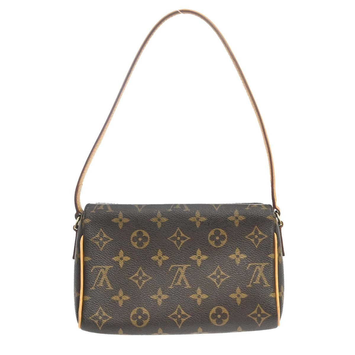 Louis Vuitton Recital Monogram Canvas Brown Canvas Shoulder Bag Bag (Pre-Owned)