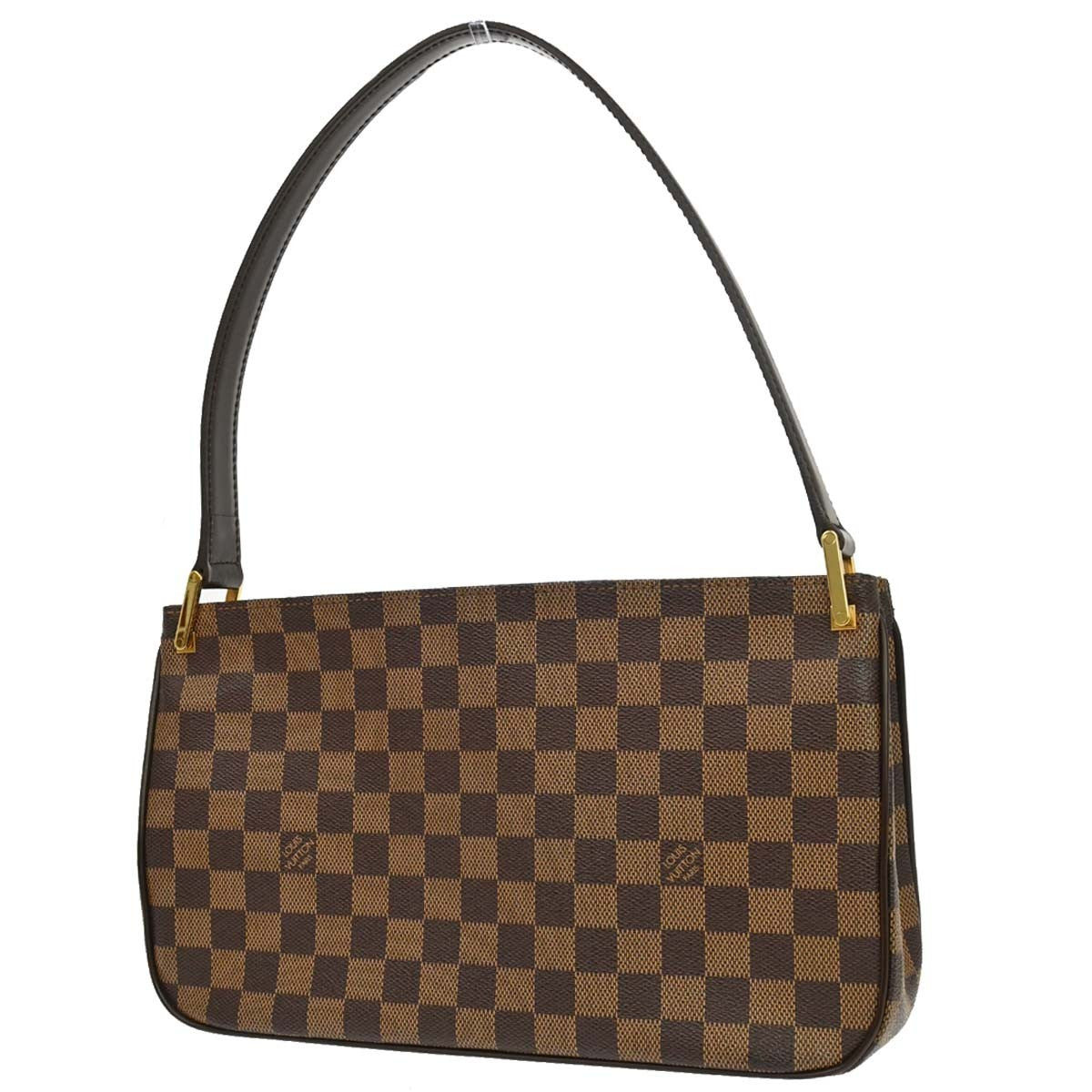 Louis Vuitton Aubagne Damier Ebene Brown Canvas Handbag (Pre-Owned)
