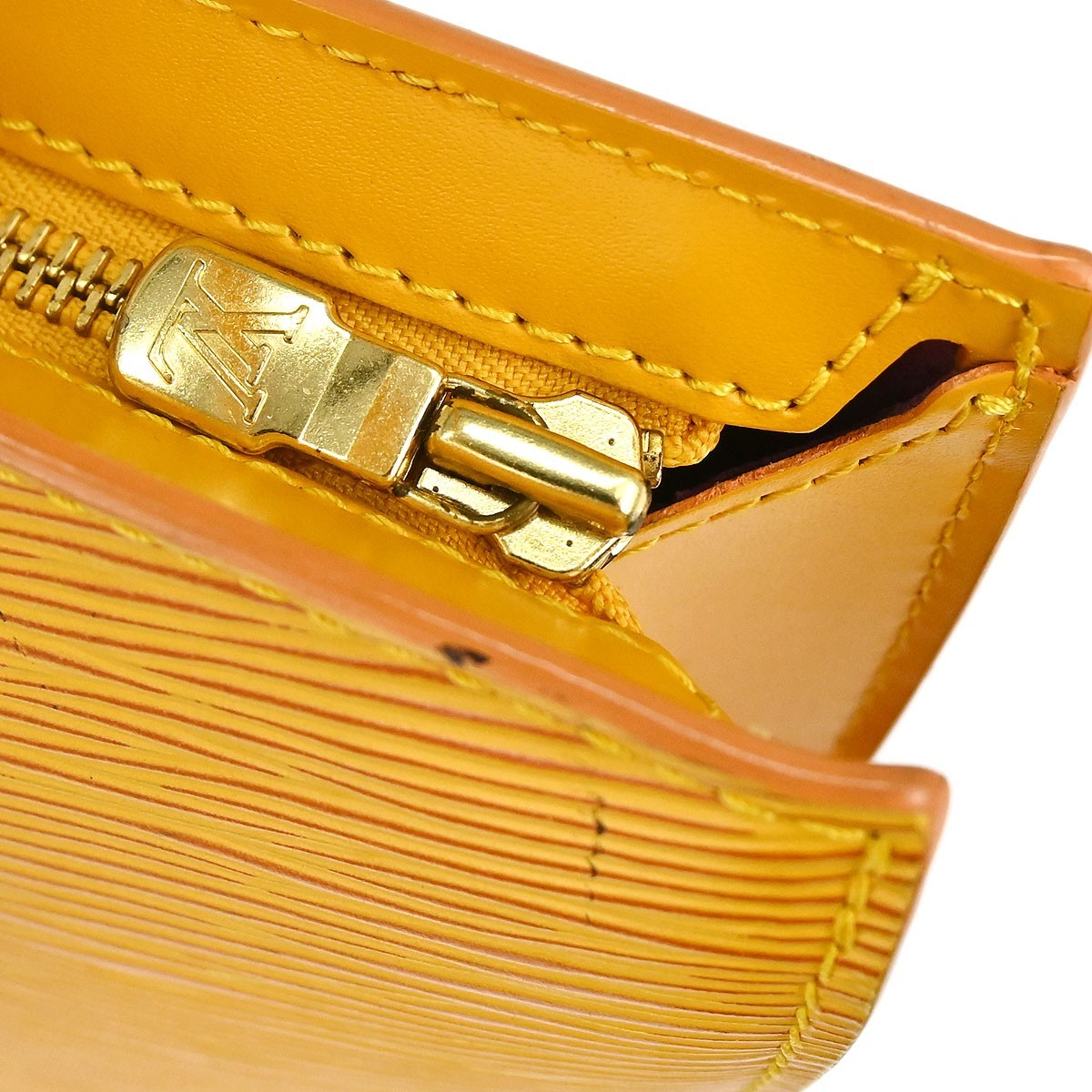 Louis Vuitton Saint Jacques Epi Leather Yellow Leather Shoulder Bag Bag (Pre-Owned)