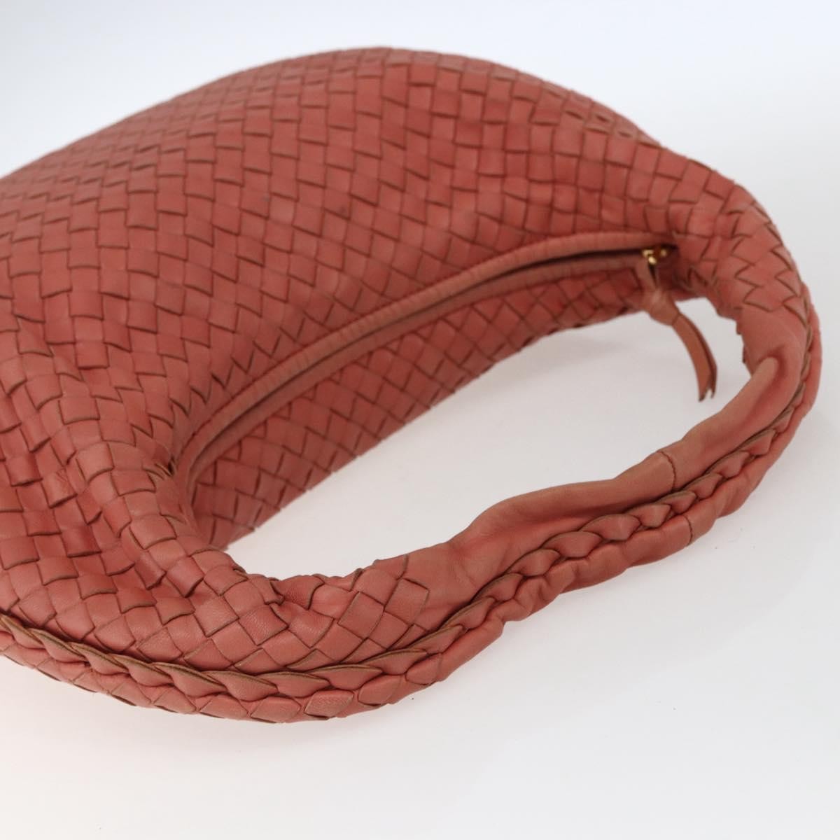 Bottega Veneta Veneta Hobo Intrecciato Nappa Pink Leather Shoulder Bag Bag (Pre-Owned)
