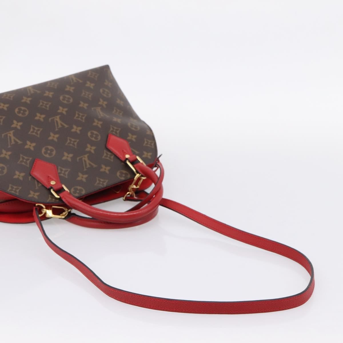 Louis Vuitton Alma Bnb Monogram Canvas With Leather Brown Canvas Handbag (Pre-Owned)