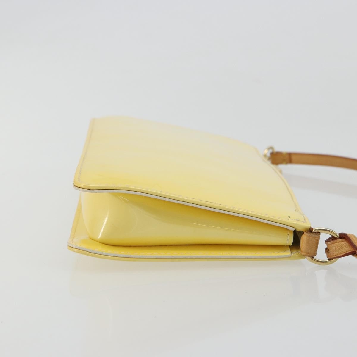 Louis Vuitton Lexington Pochette Monogram Vernis Beige Patent_Leather Clutche & Pouche Bag (Pre-Owned)