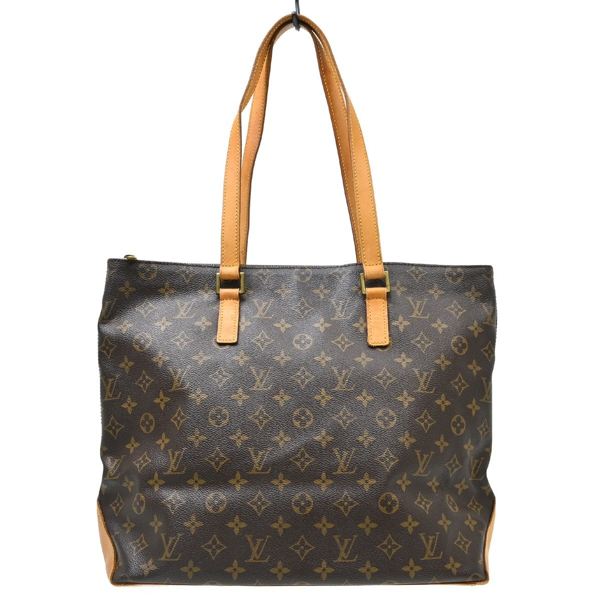 Louis Vuitton Cabas Mezzo Monogram Canvas Brown Canvas Tote Bag Bag (Pre-Owned)