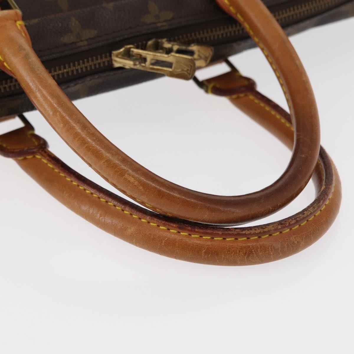 Louis Vuitton Porte-Documents Voyage Macassar Monogram Canvas Brown Canvas Briefcase Bag (Pre-Owned)