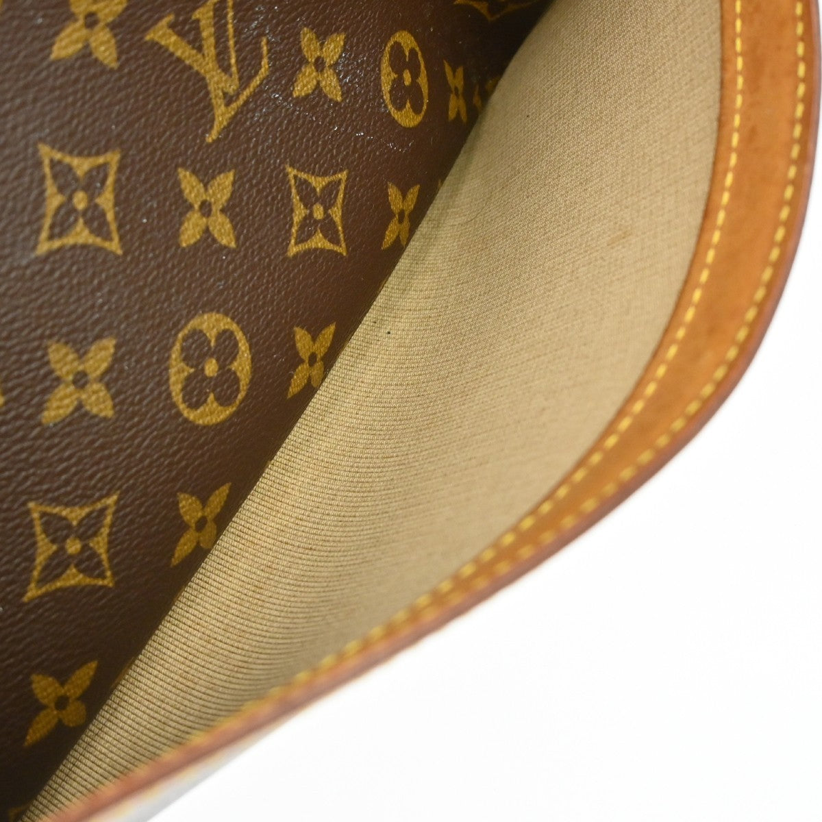 Louis Vuitton Reporter Monogram Brown Canvas Shoulder Bag Bag (Pre-Owned)