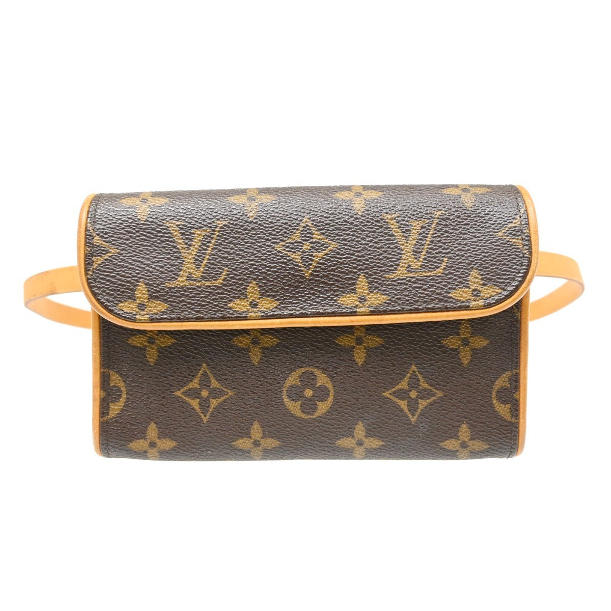 Louis Vuitton Florentine Pochette Damier Brown Canvas Clutche & Pouche Bag (Pre-Owned)