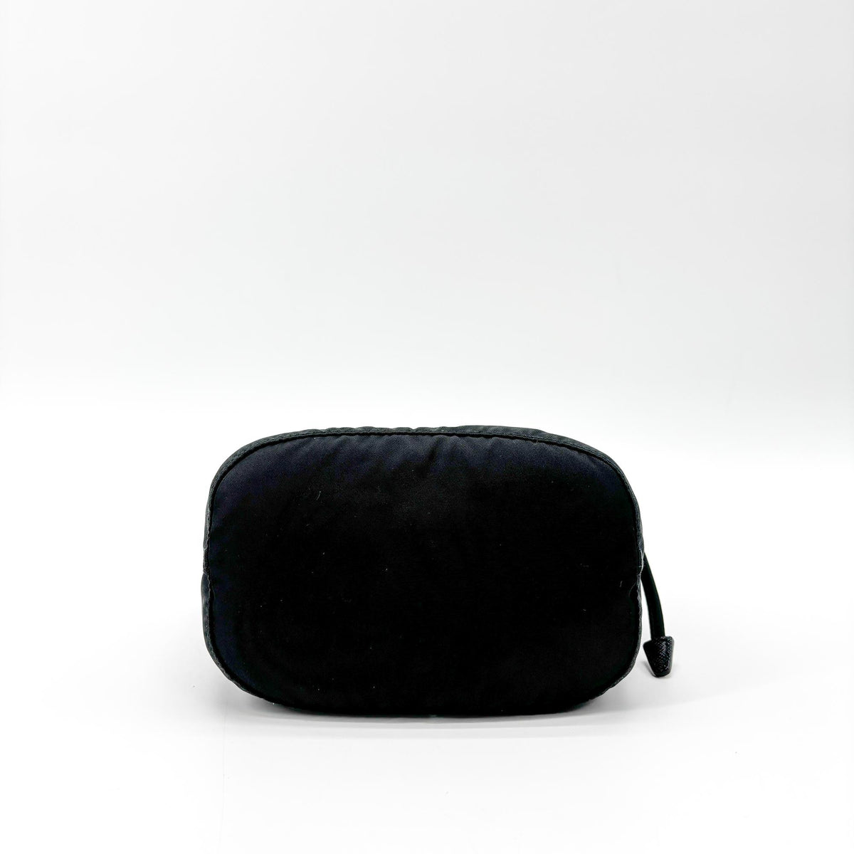Prada Vela Drawstring Bucket Tessuto Black Nylon Clutche & Pouche Bag (Pre-Owned)