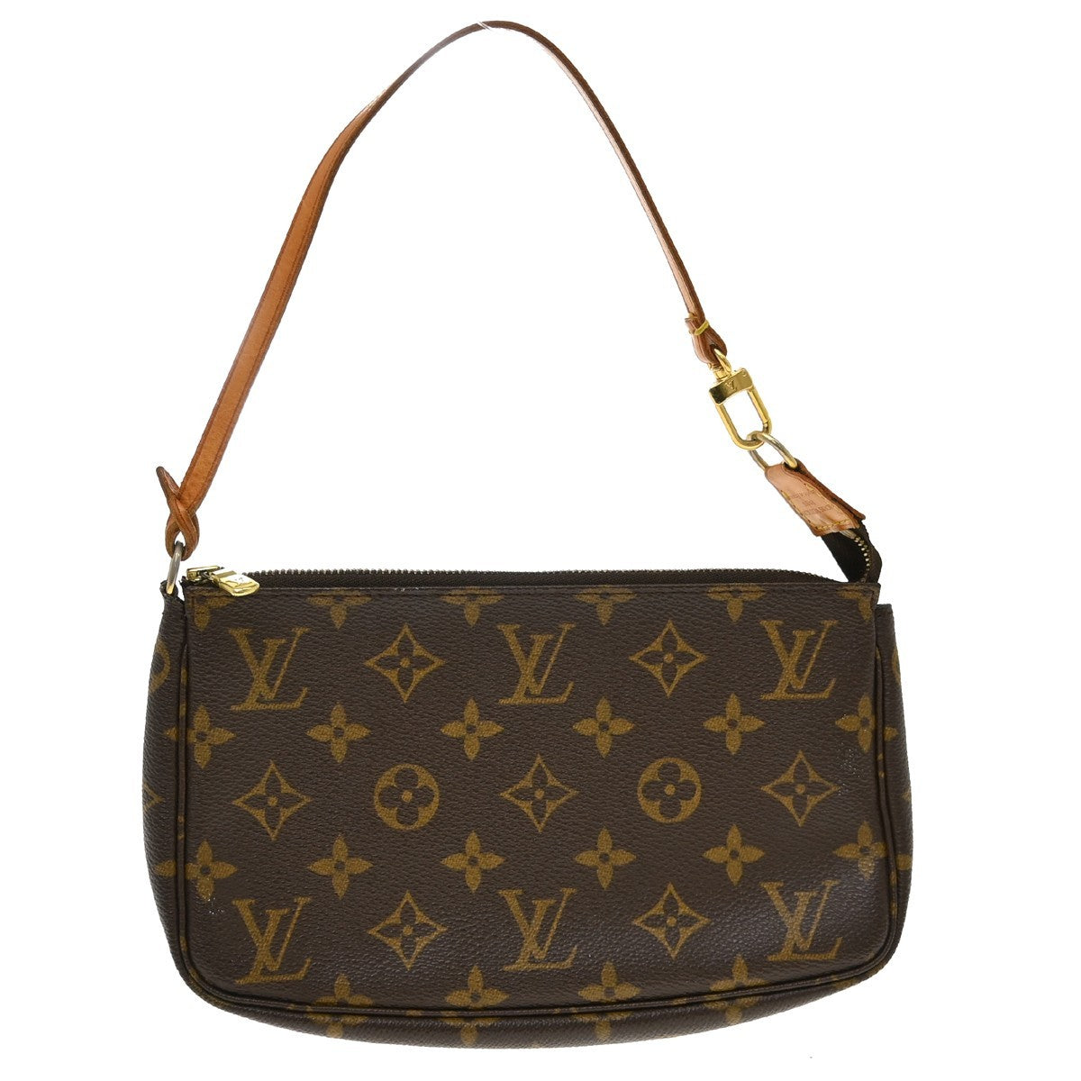 Louis Vuitton Pochette Accessoires Monogram Brown Canvas Clutche & Pouche Bag (Pre-Owned)