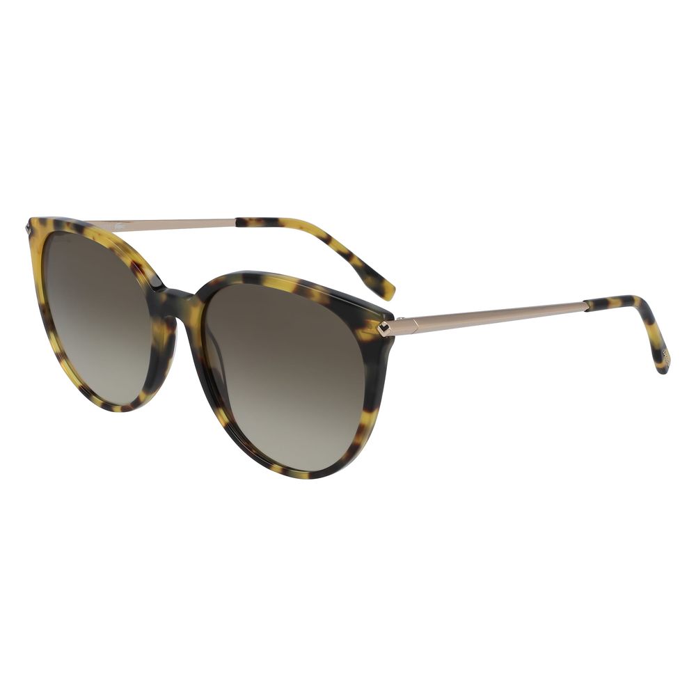 Lacoste Brown Metal Women's Sunglasses