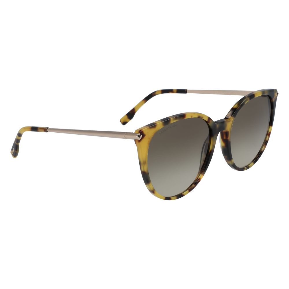 Lacoste Brown Metal Women's Sunglasses