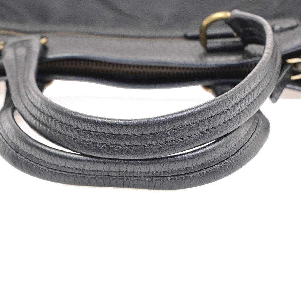 Prada Tessuto Tote Nylon And Leather Black Nylon Handbag (Pre-Owned)