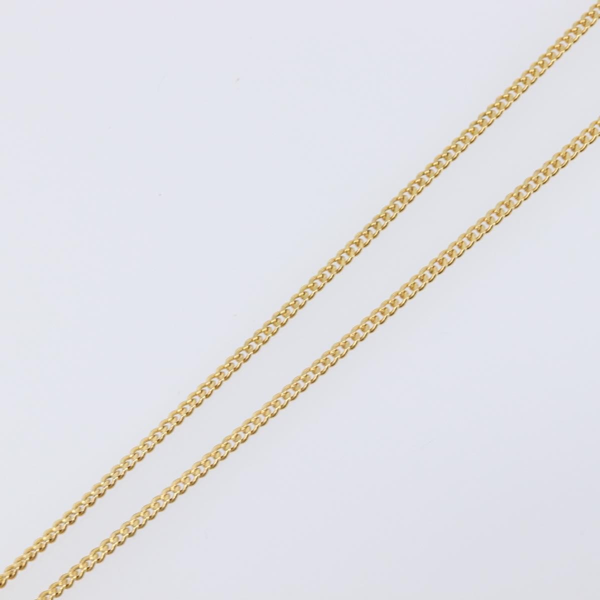 Christian Dior Cd Pendant Metal Gold Metal Necklace Jewelry (Pre-Owned)