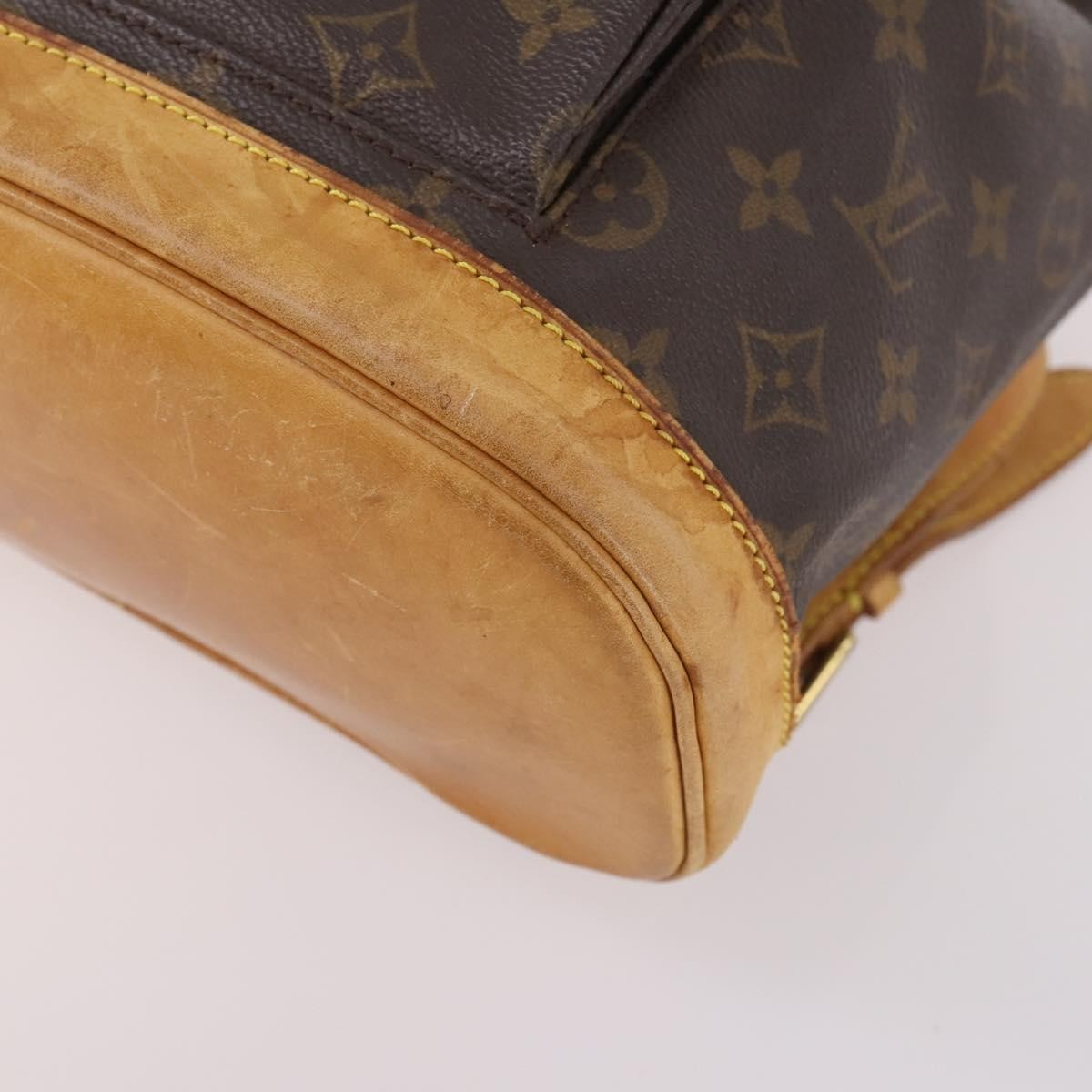 Louis Vuitton Vintage Montsouris Monogram Canvas Brown Canvas Backpack Bag (Pre-Owned)