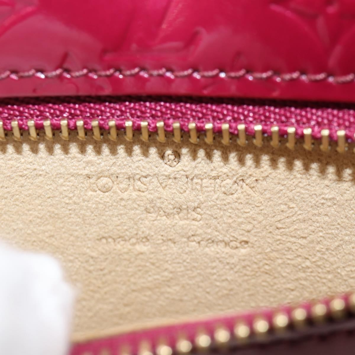 Louis Vuitton Conte De Fees Butterfly Monogram Vernis Burgundy Patent_Leather Clutche & Pouche Bag (Pre-Owned)