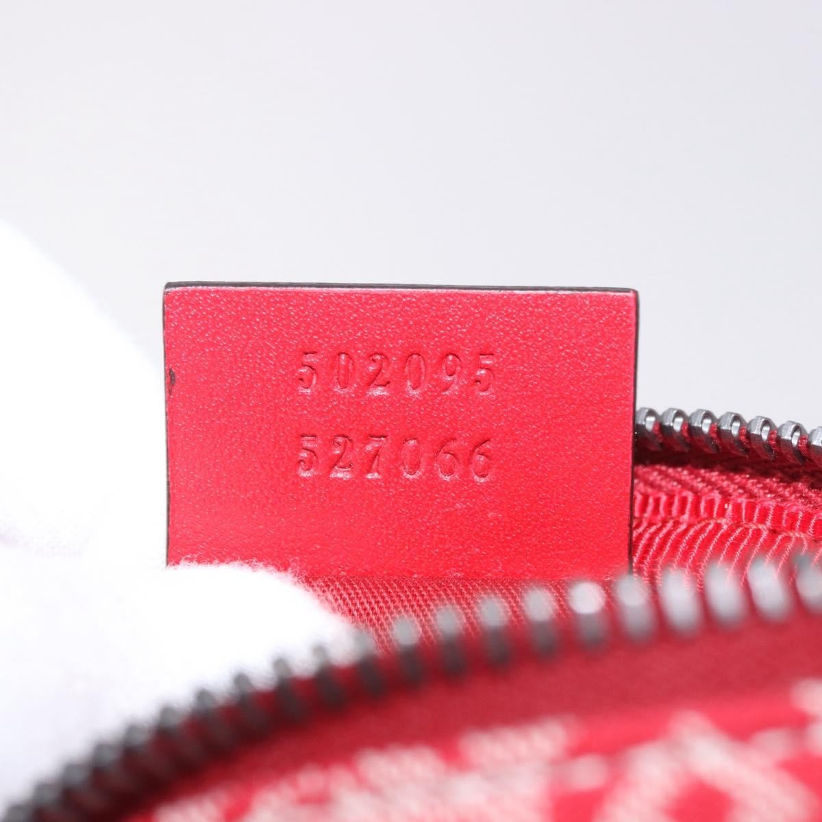 Gucci Children's Belt Printed Gg Coated Canvas Red Canvas Handbag (Pre-Owned)