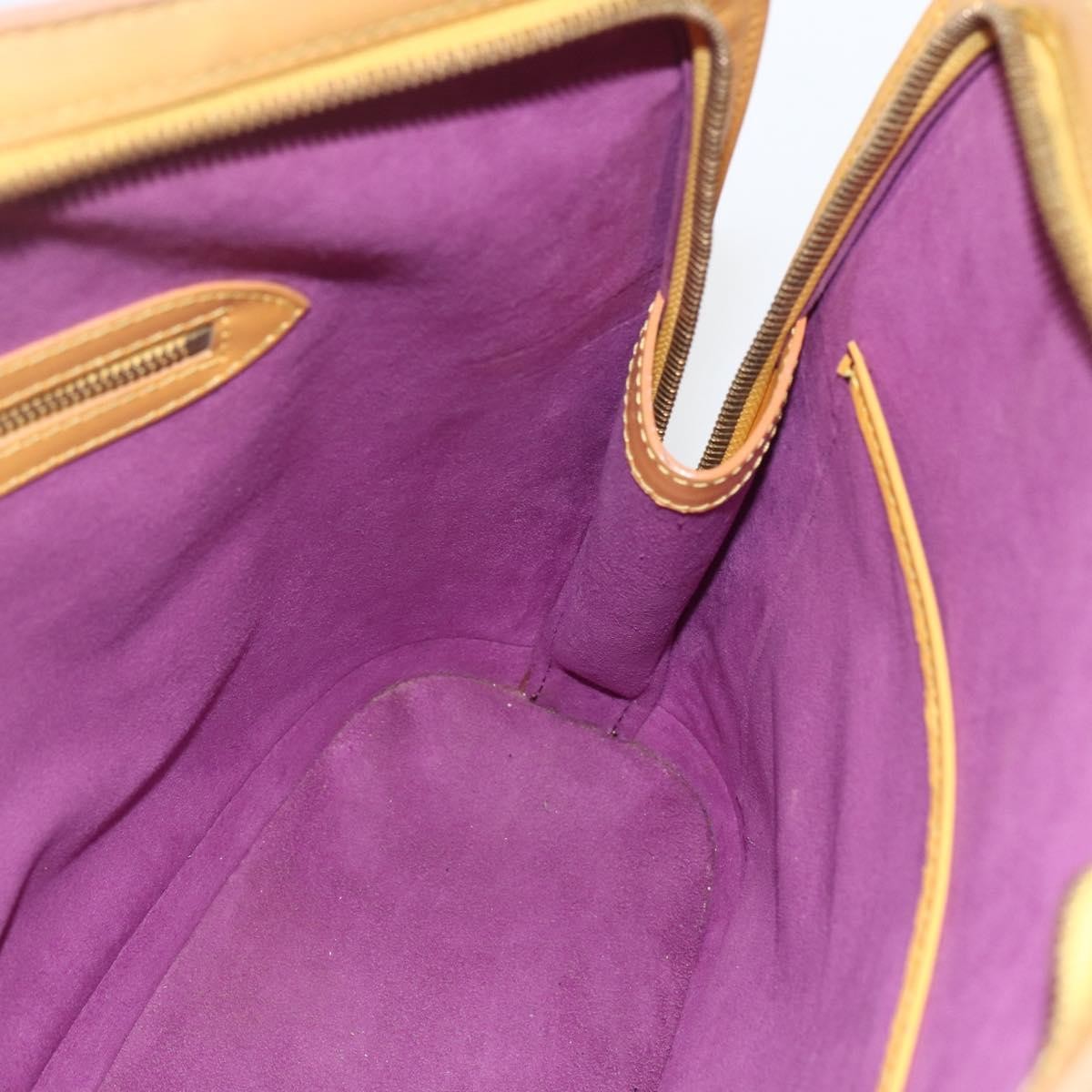 Louis Vuitton Lussac Epi Leather Yellow Leather Handbag (Pre-Owned)