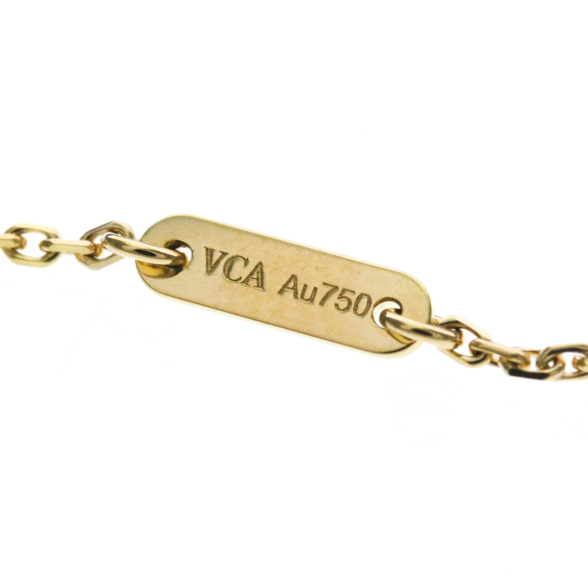 Van Cleef & Arpels Sweet Alhambra Butterfly Pendant 18K White Gold With Turquoise Gold Yellow_Gold Necklace Jewelry (Pre-Owned)