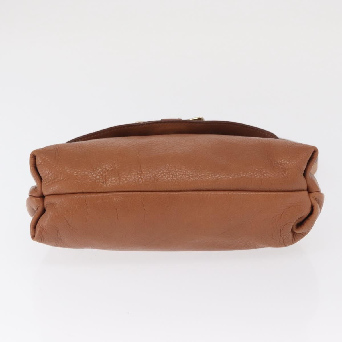 Chloe Lily Leather Brown Leather Shoulder Bag Bag (Pre-Owned)