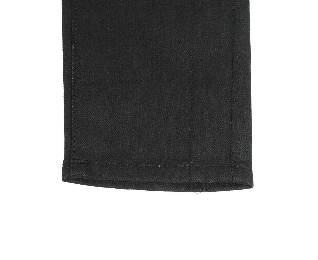 Saint Laurent Women's Black Cotton Skinny Stretch Pants (Size: 28)