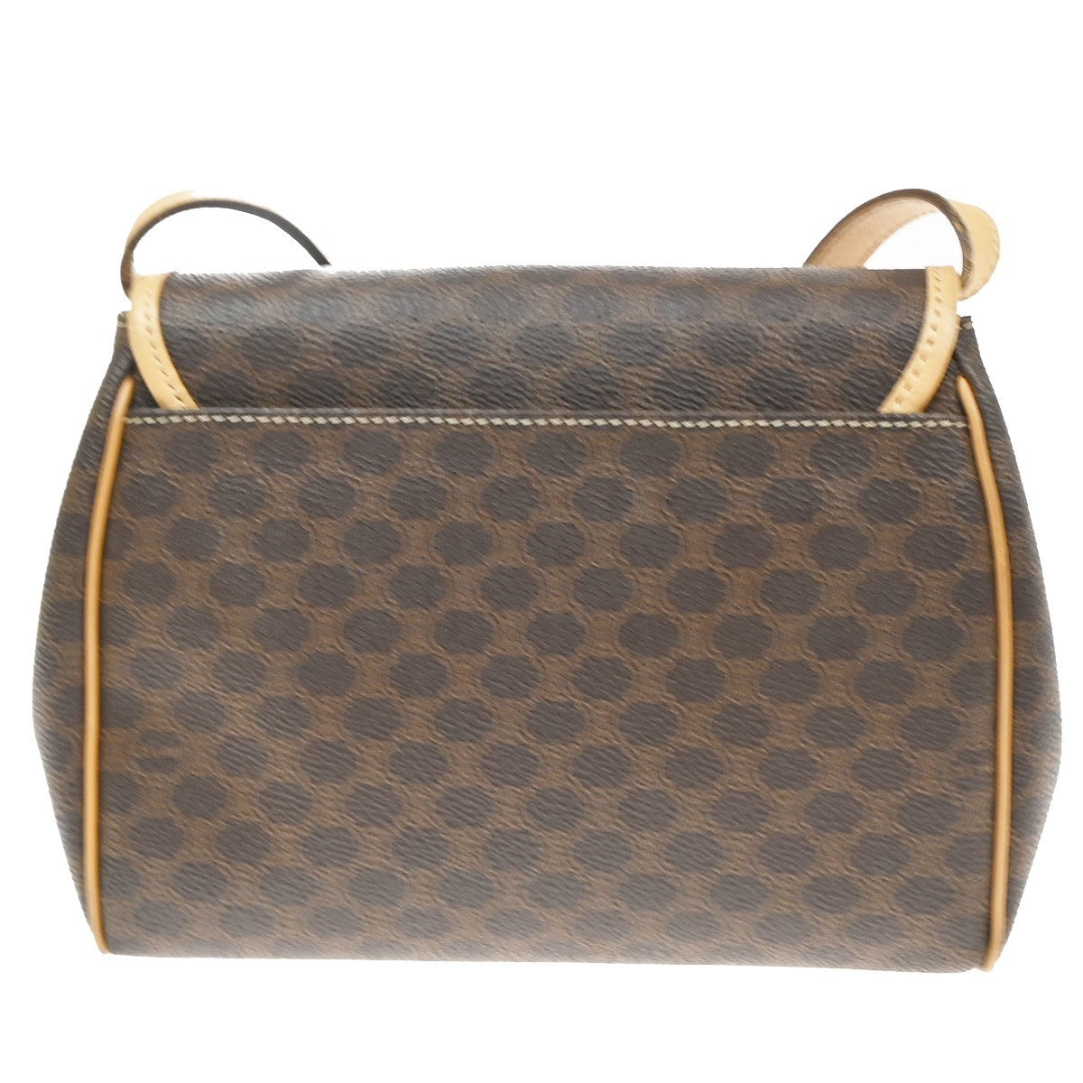 Celine Macadam Shoulder Canvas Brown Canvas Crossbody Bag Bag (Pre-Owned)