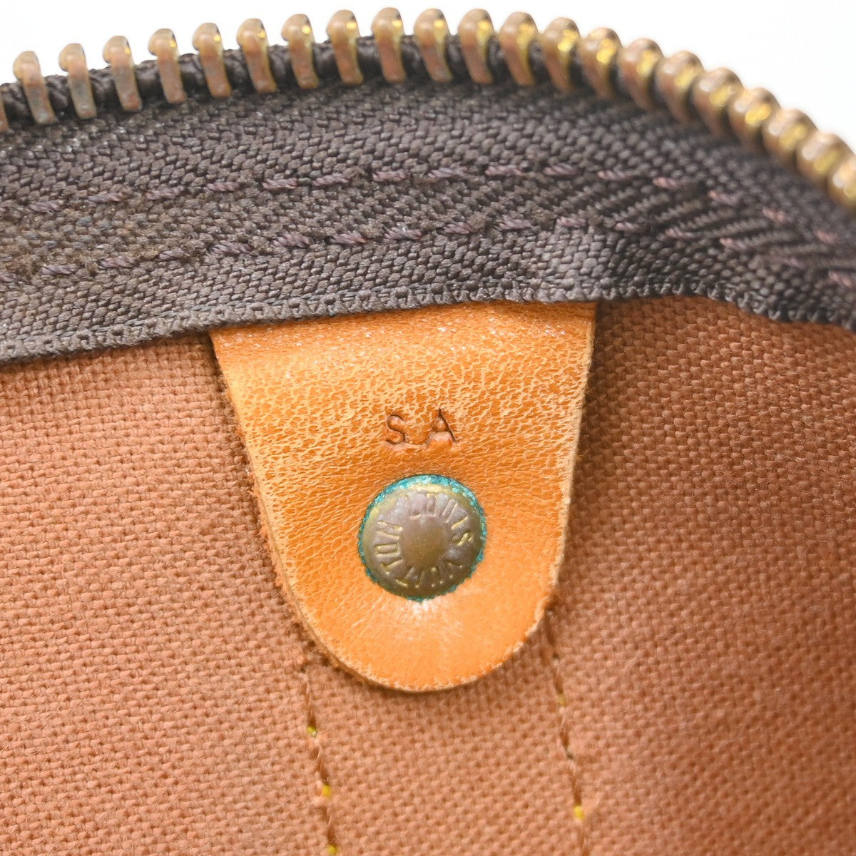 Louis Vuitton Keepall Monogram Canvas Brown Canvas Travel Bag Bag (Pre-Owned)
