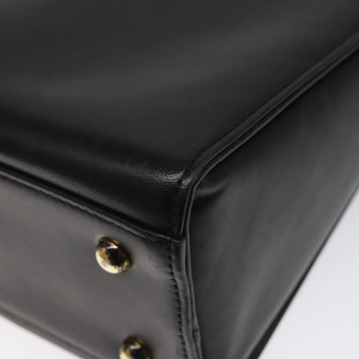 Givenchy Vintage Leather Black Leather Handbag (Pre-Owned)