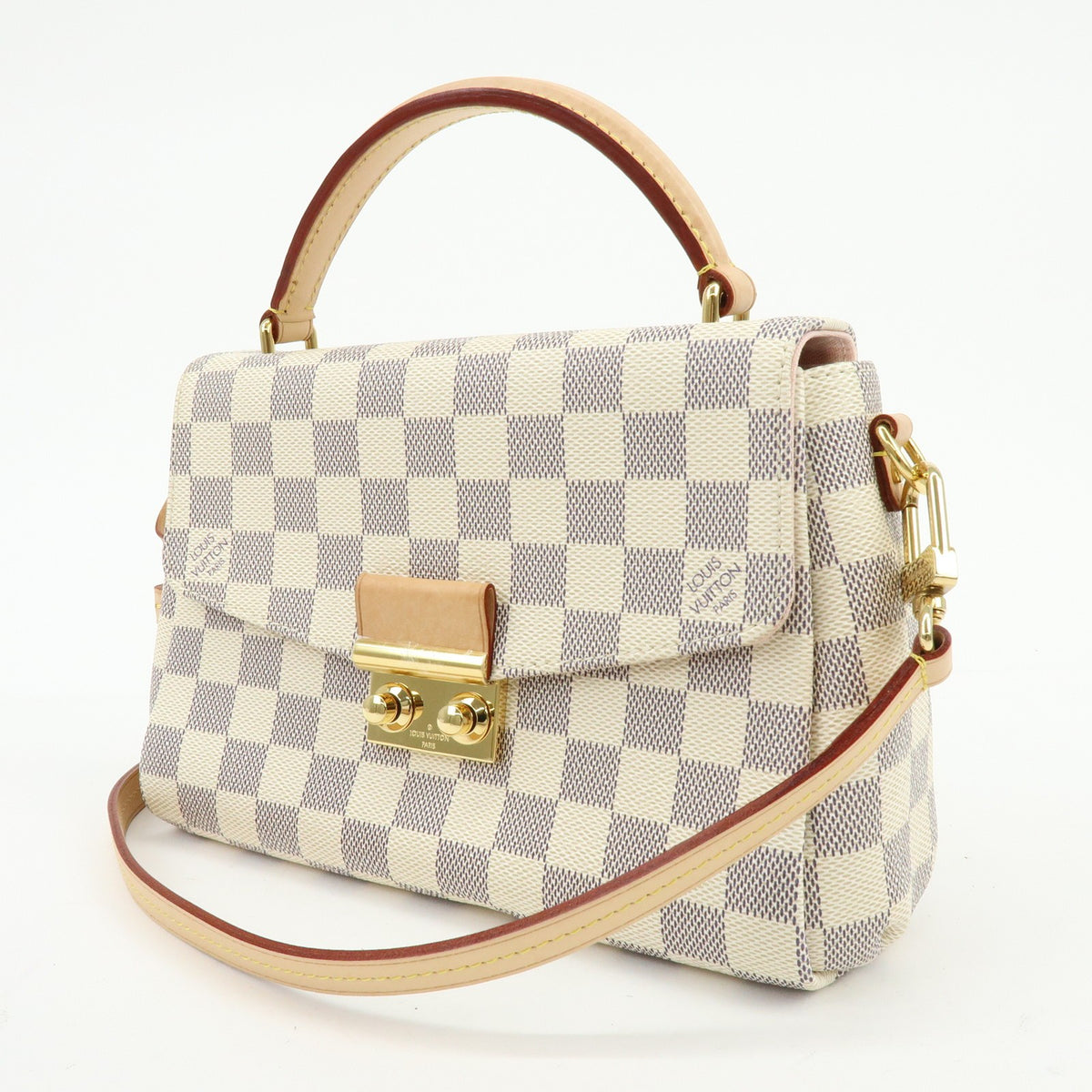 Louis Vuitton Croisette Epi Leather White Canvas Tote Bag Bag (Pre-Owned)