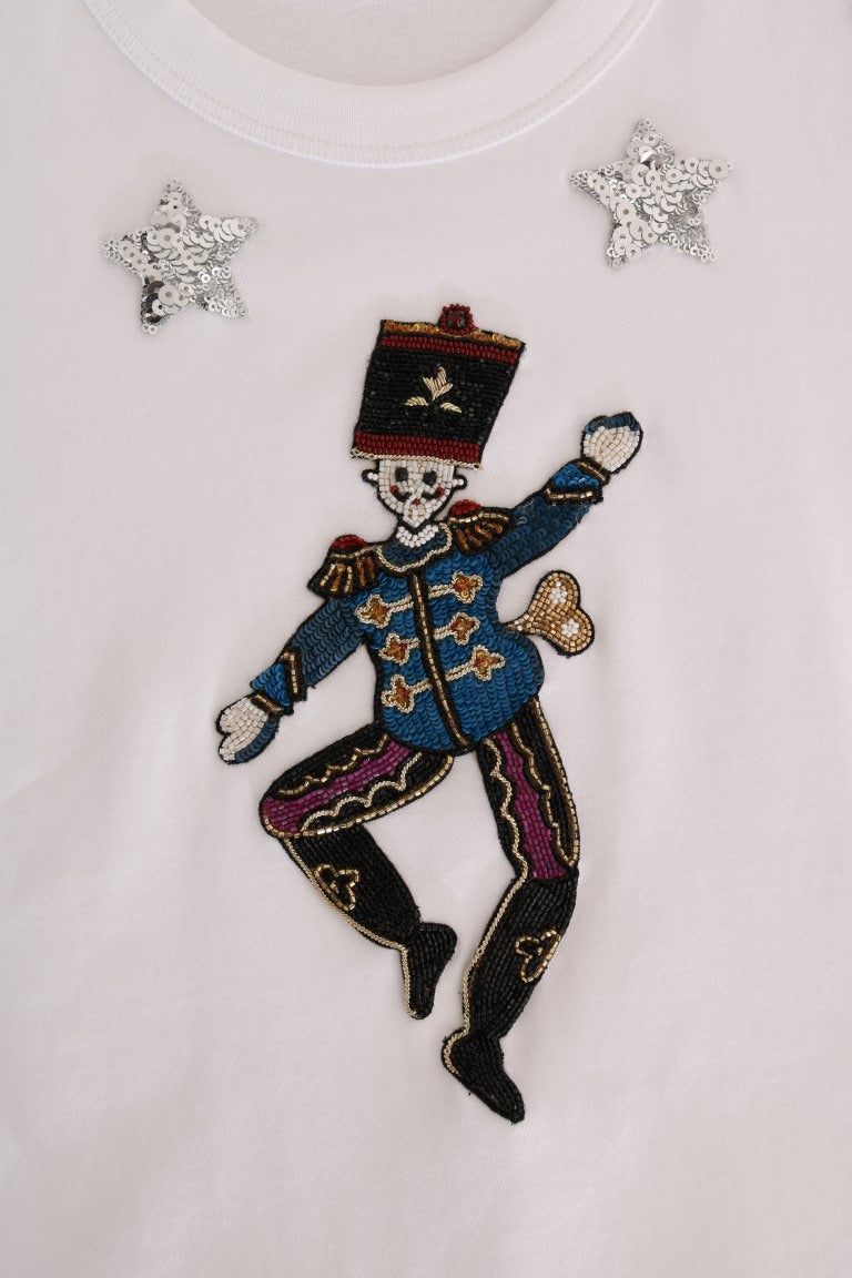Dolce & Gabbana White Cotton Fairy Tale Women's T-Shirt