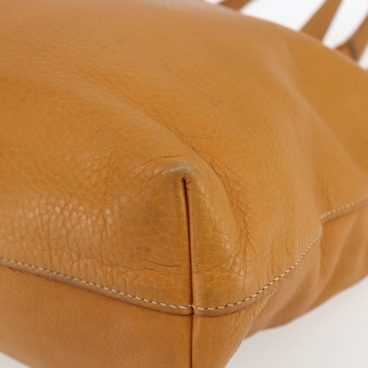 Prada Convertible Shopper Vitello Daino Brown Leather Tote Bag Bag (Pre-Owned)