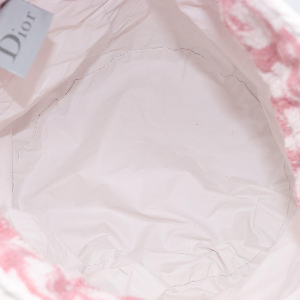 Christian Dior Trotter Clutch Trotter Canvas Pink Canvas Clutche & Pouche Bag (Pre-Owned)