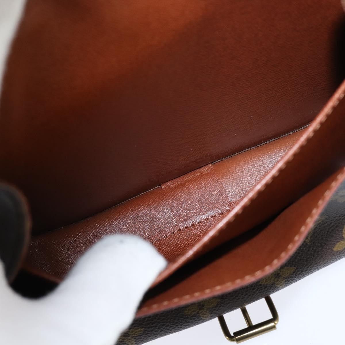 Louis Vuitton Cartouchiere Monogram Canvas Brown Canvas Shoulder Bag Bag (Pre-Owned)