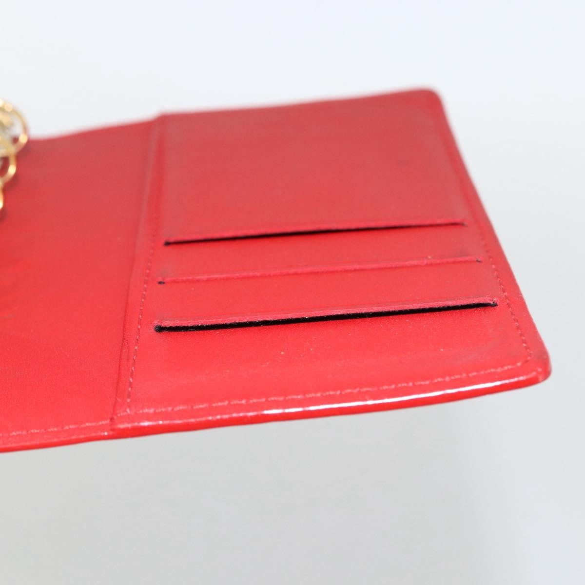 Louis Vuitton Agenda Cover Patent Leather Red Patent_Leather Clutche & Pouche Bag (Pre-Owned)