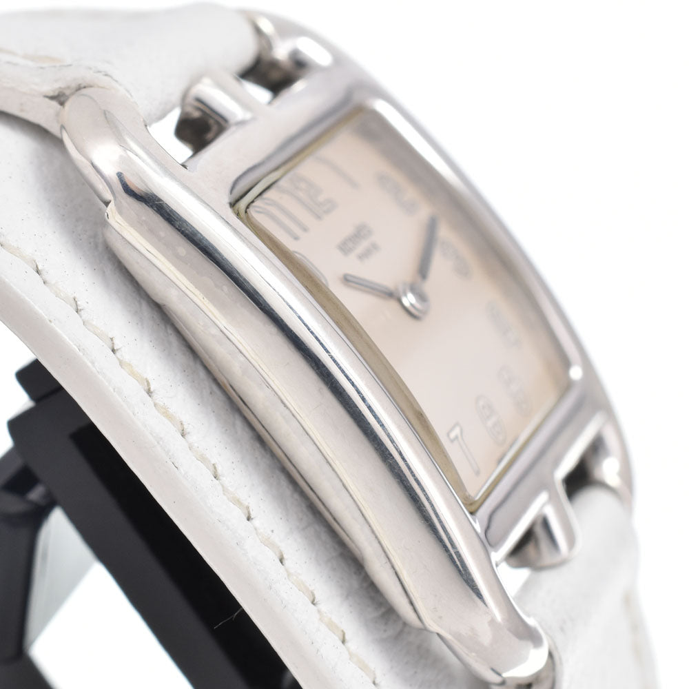 Hermes Cape Cod Quartz Stainless Steel And Leather Watch (Pre-Owned)