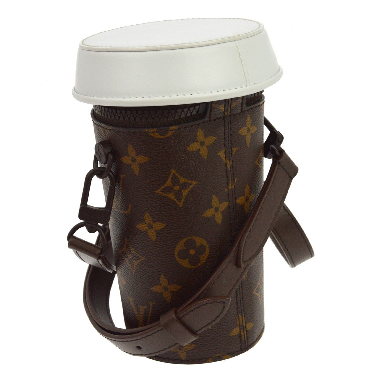 Louis Vuitton Coffee Cup Convertible Everyday Signature Vintage Monogram Canvas Brown Canvas Clutche & Pouche Bag (Pre-Owned)
