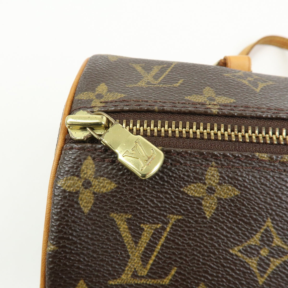 Louis Vuitton Papillon Monogram Canvas Brown Canvas Handbag (Pre-Owned)