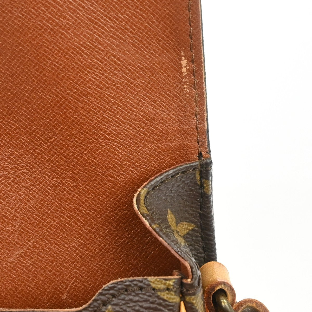 Louis Vuitton Cartouchiere Monogram Brown Canvas Shoulder Bag Bag (Pre-Owned)