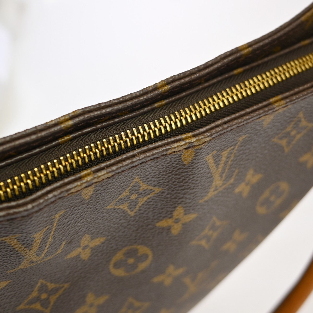 Louis Vuitton Monogram Looping Monogram Canvas Brown Canvas Shoulder Bag Bag (Pre-Owned)