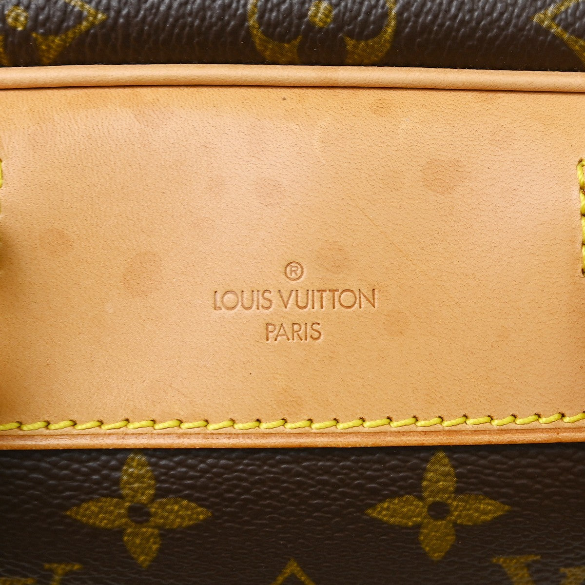 Louis Vuitton Deauville Limited Edition Since 1854 Monogram Jacquard Brown Canvas Handbag (Pre-Owned)