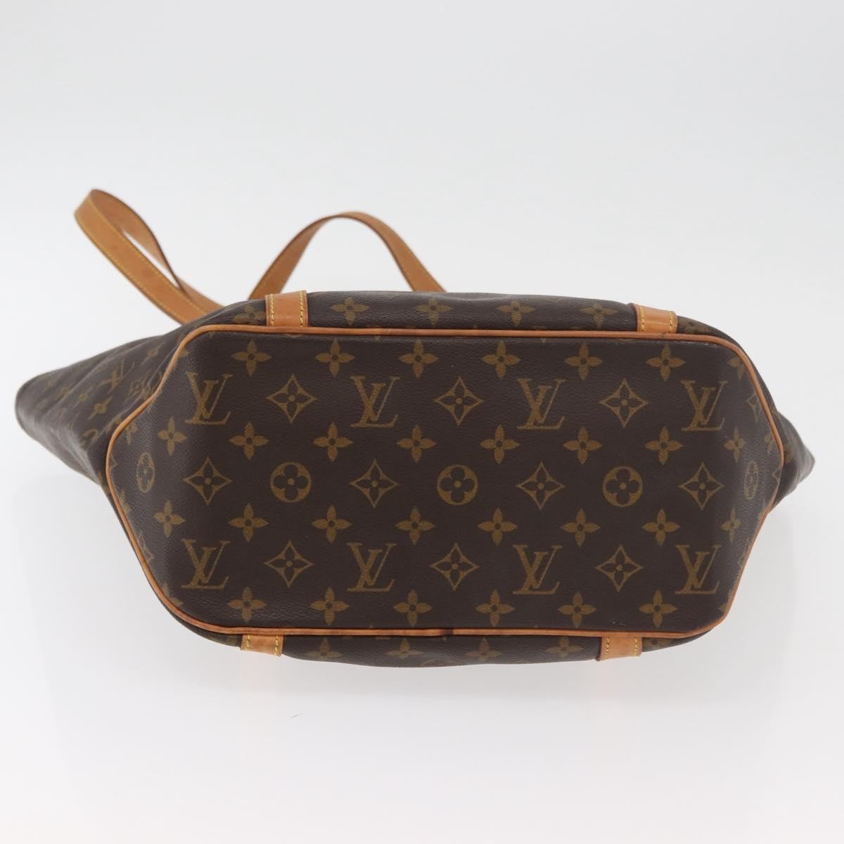 Louis Vuitton Shopping Sac Monogram Canvas Brown Canvas Handbag (Pre-Owned)