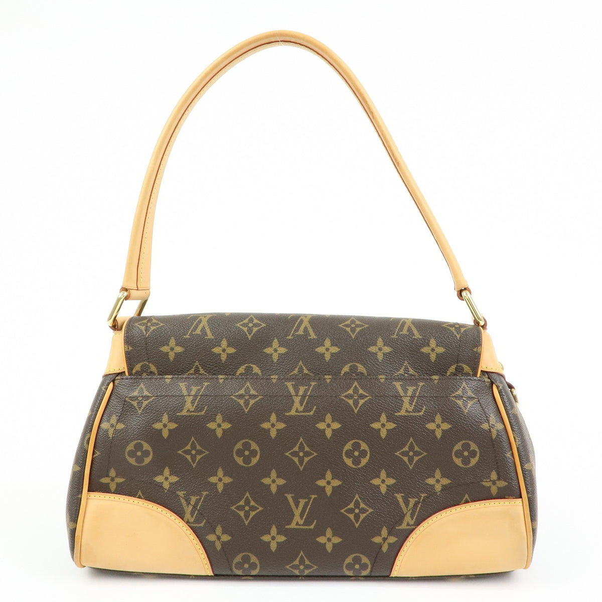 Louis Vuitton Beverly Monogram Canvas Brown Canvas Handbag (Pre-Owned)