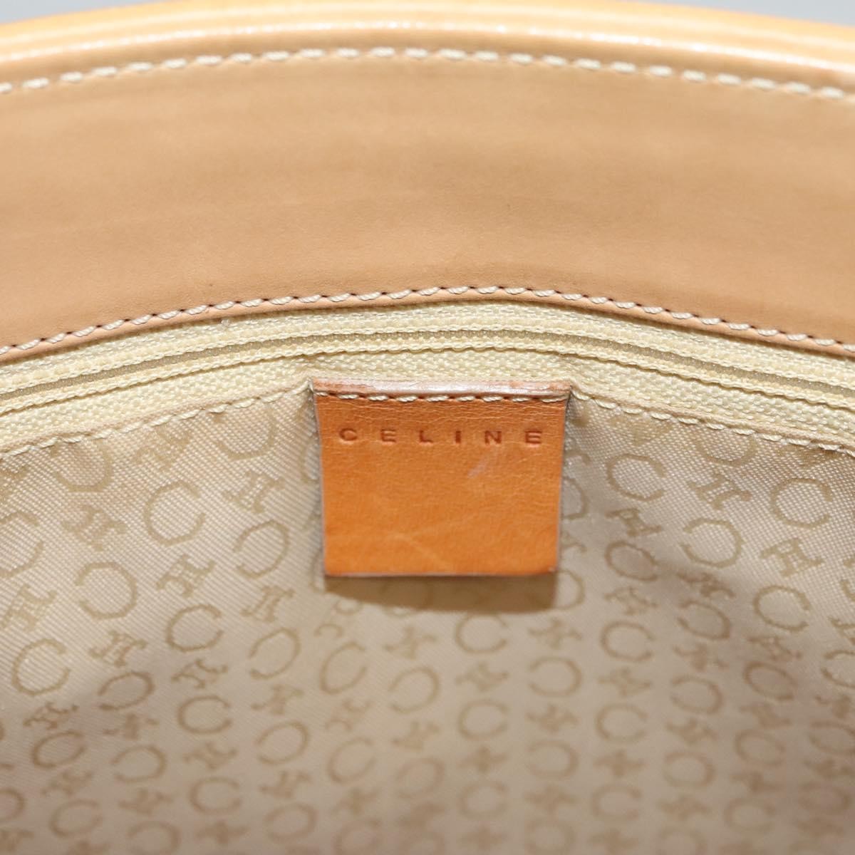 Celine Vintage Macadam C Macadam Suede White Suede Tote Bag Bag (Pre-Owned)