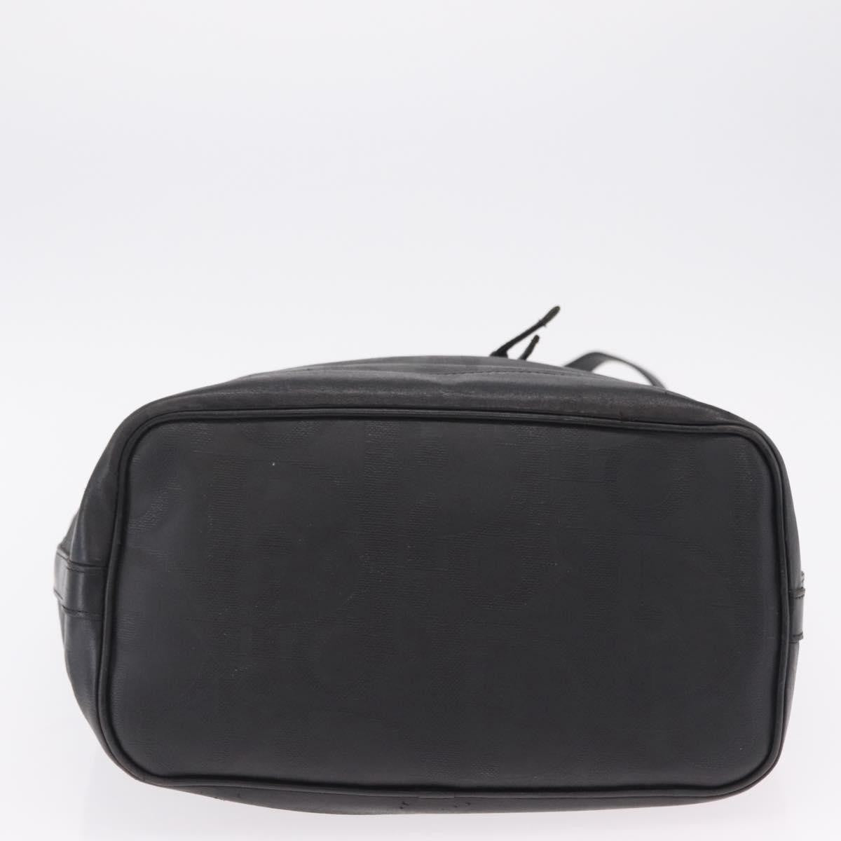 Christian Dior Trotter Shoulder Canvas Black Canvas Handbag (Pre-Owned)