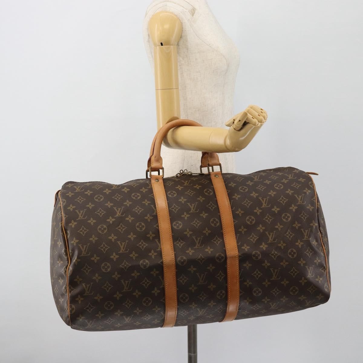Louis Vuitton Keepall Monogram Canvas Multicolour Canvas Travel Bag Bag (Pre-Owned)